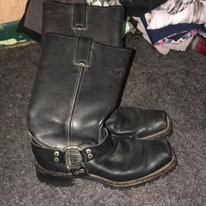 Vintage Black Frye Boots
